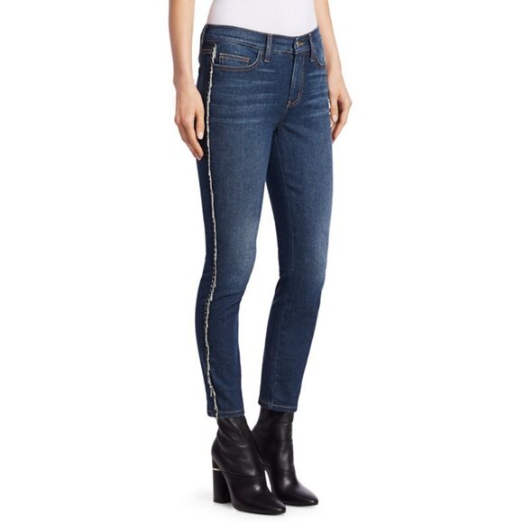 Current Elliott The Chained Stiletto Crop Jeans Size 30 - Picture 3 of 12